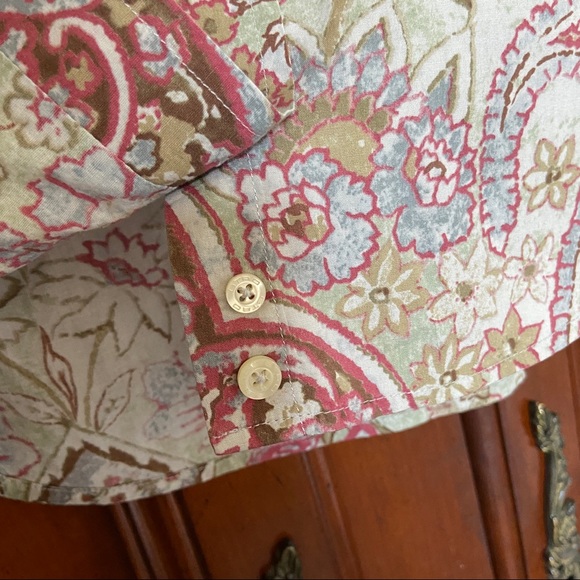 Etro Milan Paisley Button-Down Shirt | Size 42 | Large Exaggerated Collar - Picture 6 of 9